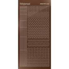 Find It Trading Hobbydots sticker style 9 - Mirror - Brown