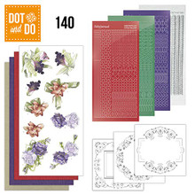 Dot and Do Winter Flowers DODO140 Hobbydots Card Set
