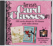 Teresa's Card Classes #1 CD HOTP 1509 132 Cards in 10 Classes CD