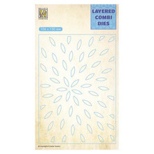 Nellie's Choice Layered Combi Dies- Sunburst Layer C- LCDS003