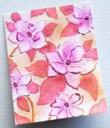 Memory Box- Open Studio- 3D Embossing Folder & Matching Dies- Magnolia Blooms EF1036