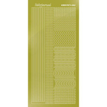 Find It Trading Hobbydots sticker style 2- Mirror - Yellow